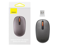 Baseus F01B Tri-Mode Wireless Mouse Frosted Gray - 1327073 - zdjęcie 6